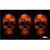 3 Skulls 12x18 Pocket Whip Flag For 1/4" & 5/16" Whips