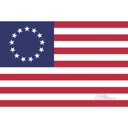 Betsy Ross 3x5 Grommet Whip Flag 3 Betsy Ross 3x5 Grommet Whip Flag