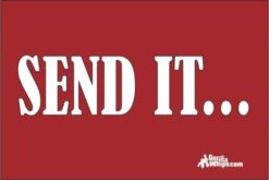 Send It Red 2x3 Grommet Whip Flag -Gorilla Whips 12x18 Send 20It f3afb240 7f0c 4477 aced 607c5a38c016