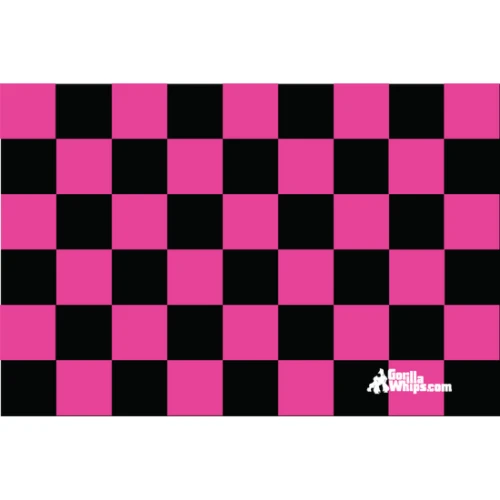 Pink Checkered 3x5 Grommet Whip Flag 3 Pink Checkered 3x5 Grommet Whip Flag