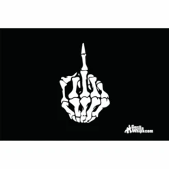 Skeleton Birdie 2x3 Grommet Whip Flag