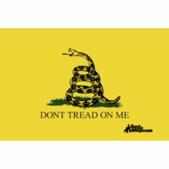Don't Tread On Me 12x18 Grommet Whip Flag World's Most Durable Whip Flag