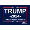 Trump 2024 2x3 Grommet Whip Flag Double Layer