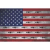 American Guns Flag 12x18 Grommet Whip Flag