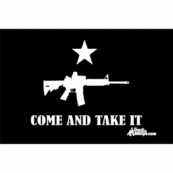 Come And Take It - Gun 12x18 Grommet Whip Flag