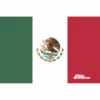 Mexico Flag 2x3 Grommet Whip Flag