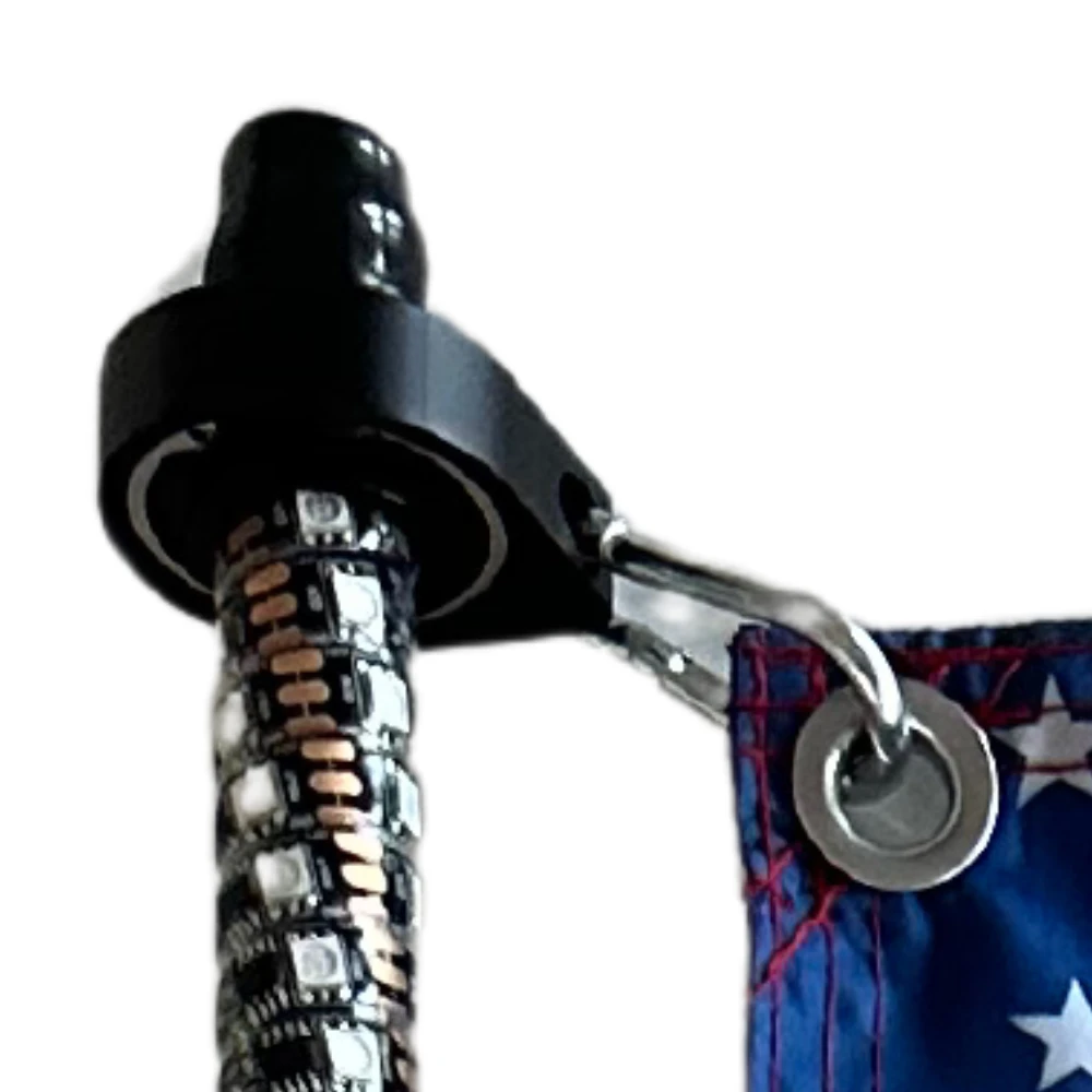 Rotating Flag Clamps For Elite HD LED Whips (Set Of 2) 4 Rotating Flag Clamps For Elite HD LED Whips (Set Of 2) - Image 2