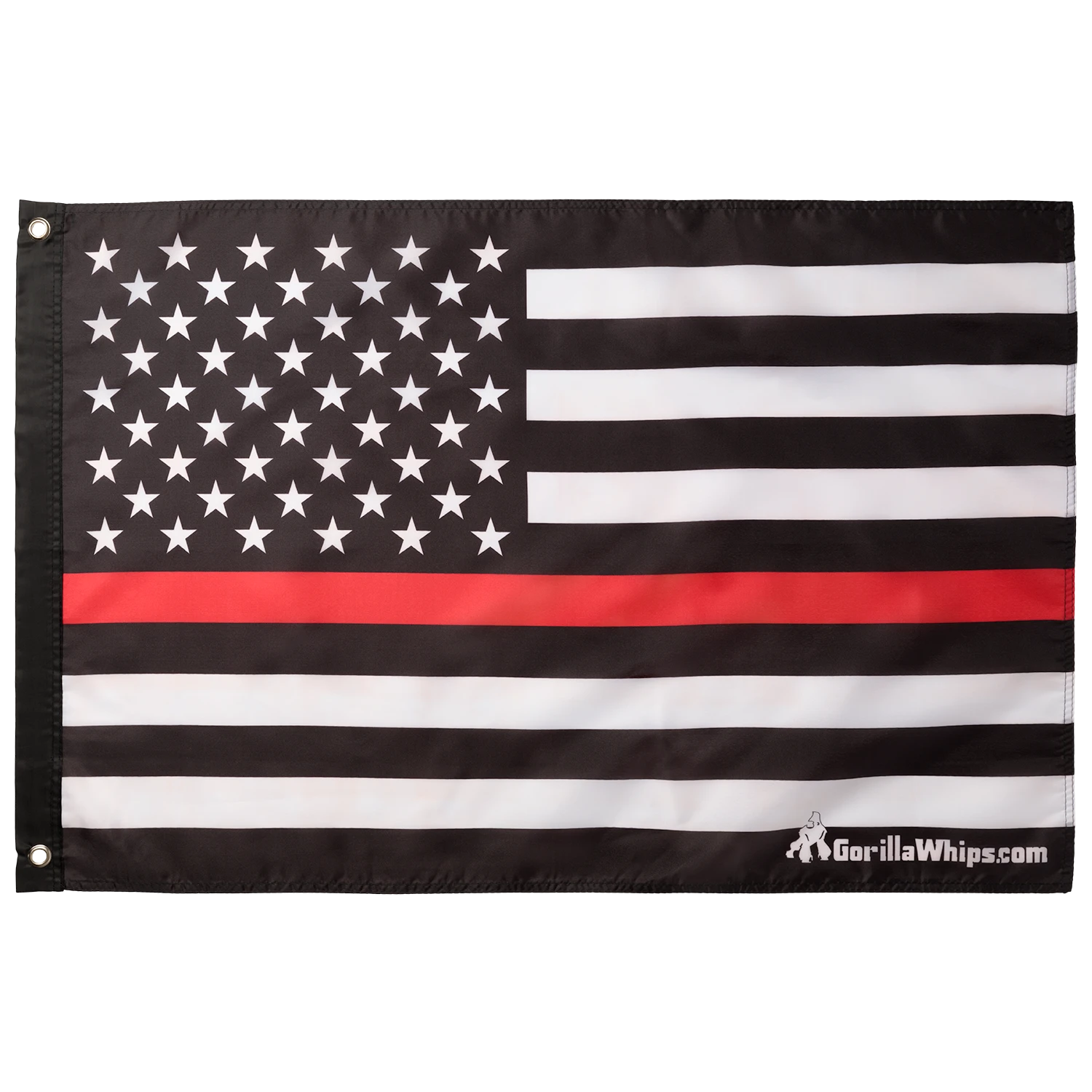 Thin Red Line American Flag 2x3 Grommet Whip Flag 4 Thin Red Line American Flag 2x3 Grommet Whip Flag - Image 2
