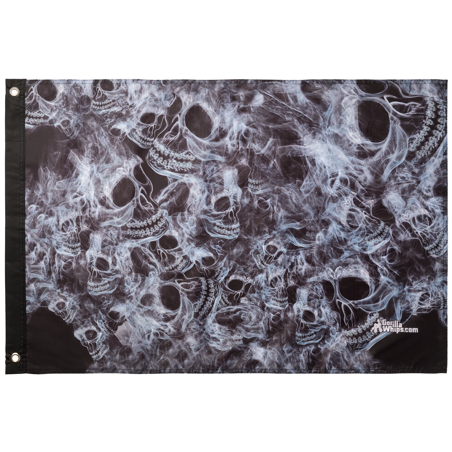 Smoke Skull 2x3 Grommet Whip Flag 6 Smoke Skull 2x3 Grommet Whip Flag - Image 4