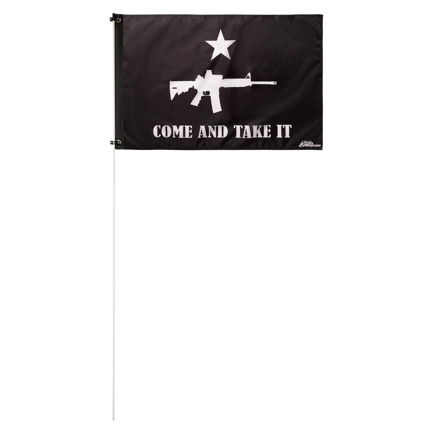 Come And Take It- Gun 2x3 Grommet Whip Flag 4 Come And Take It- Gun 2x3 Grommet Whip Flag - Image 2