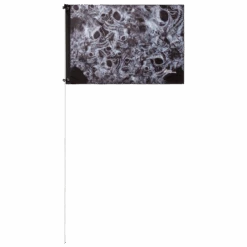 Smoke Skull 2x3 Grommet Whip Flag 8 Smoke Skull 2x3 Grommet Whip Flag -Gorilla Whips 2x3 Foot Flag white pole 157