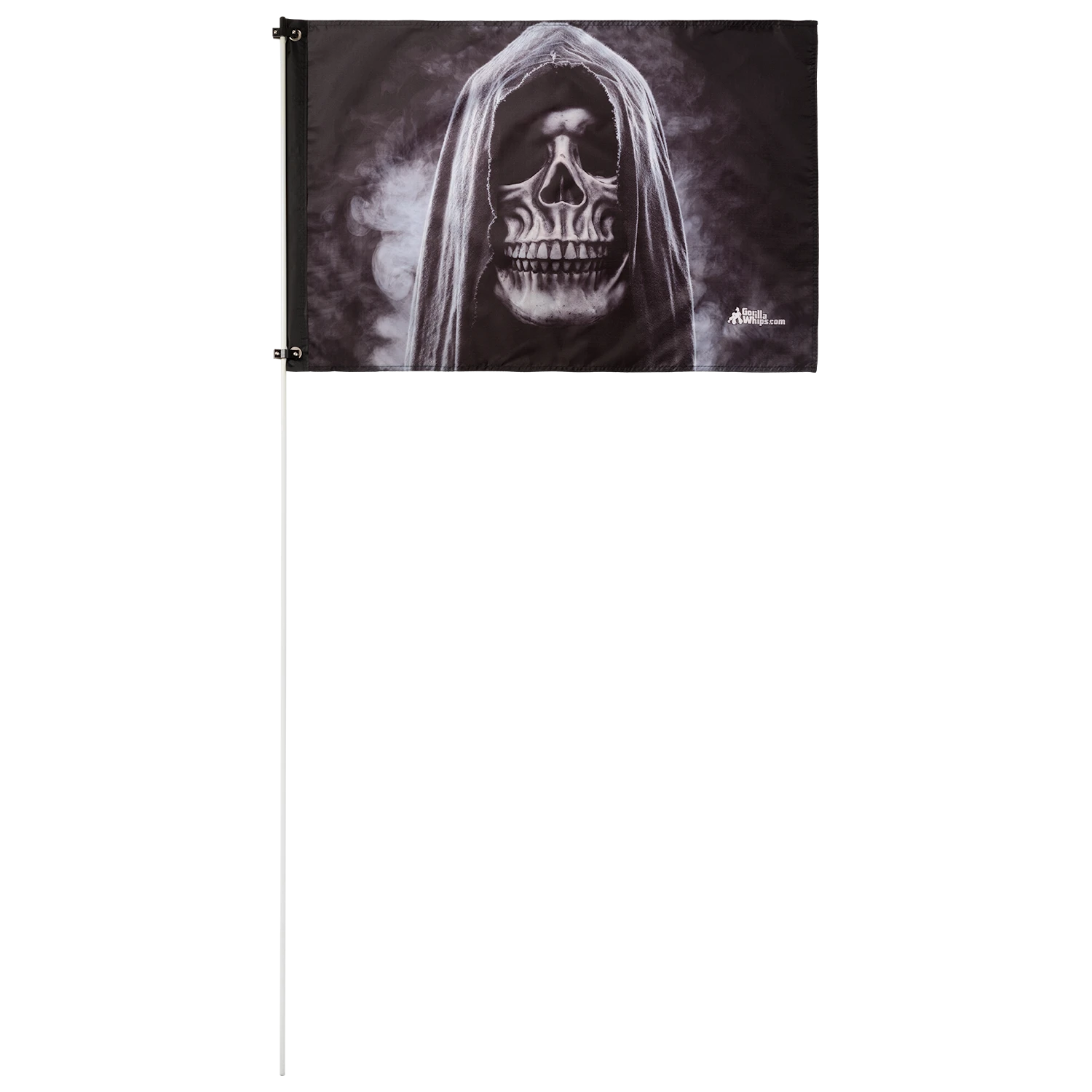 Robe Skull 2x3 Grommet Whip Flag 6 Robe Skull 2x3 Grommet Whip Flag - Image 4
