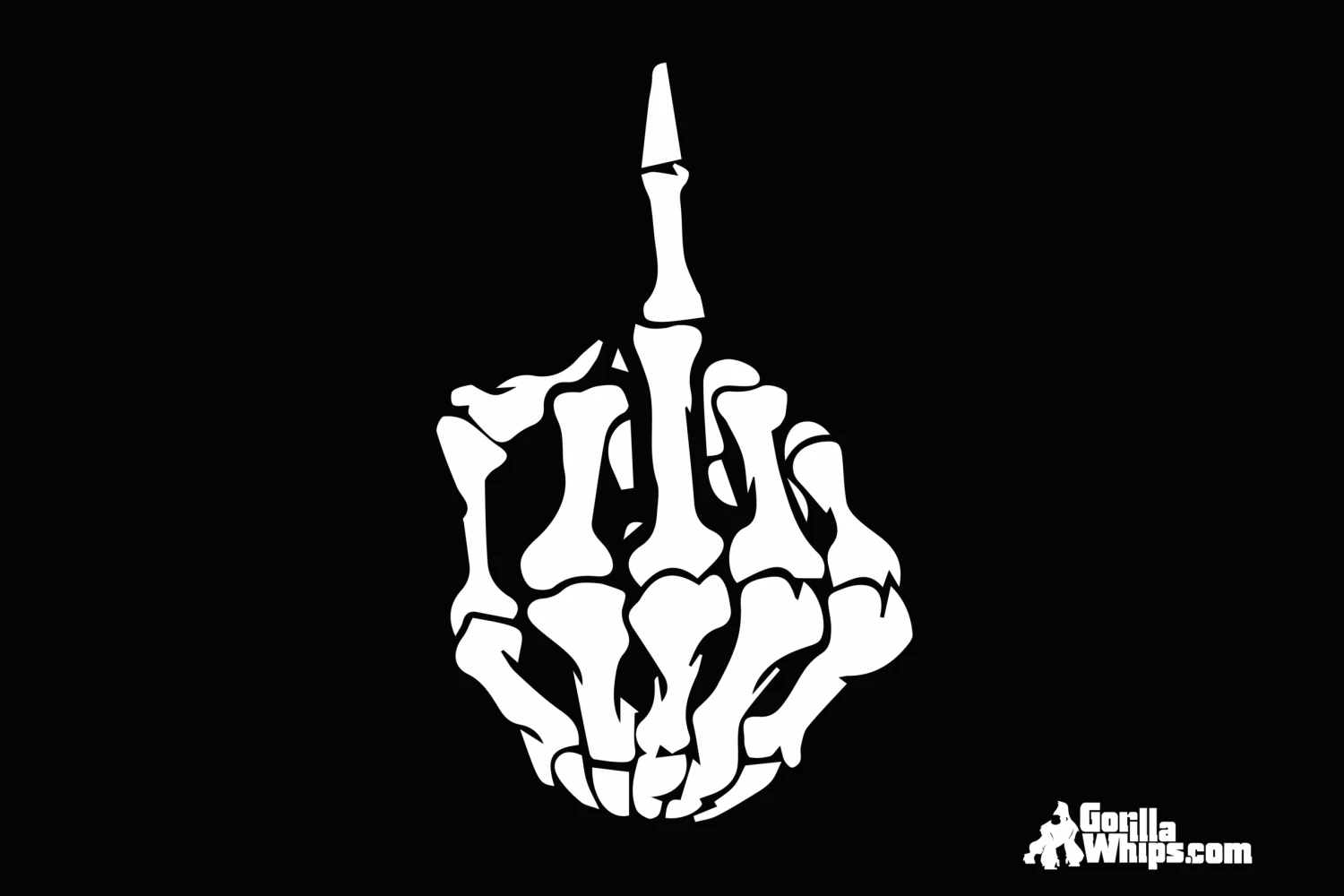 Skeleton Birdie 12x18 Grommet Whip Flag 4 Skeleton Birdie 12x18 Grommet Whip Flag - Image 2