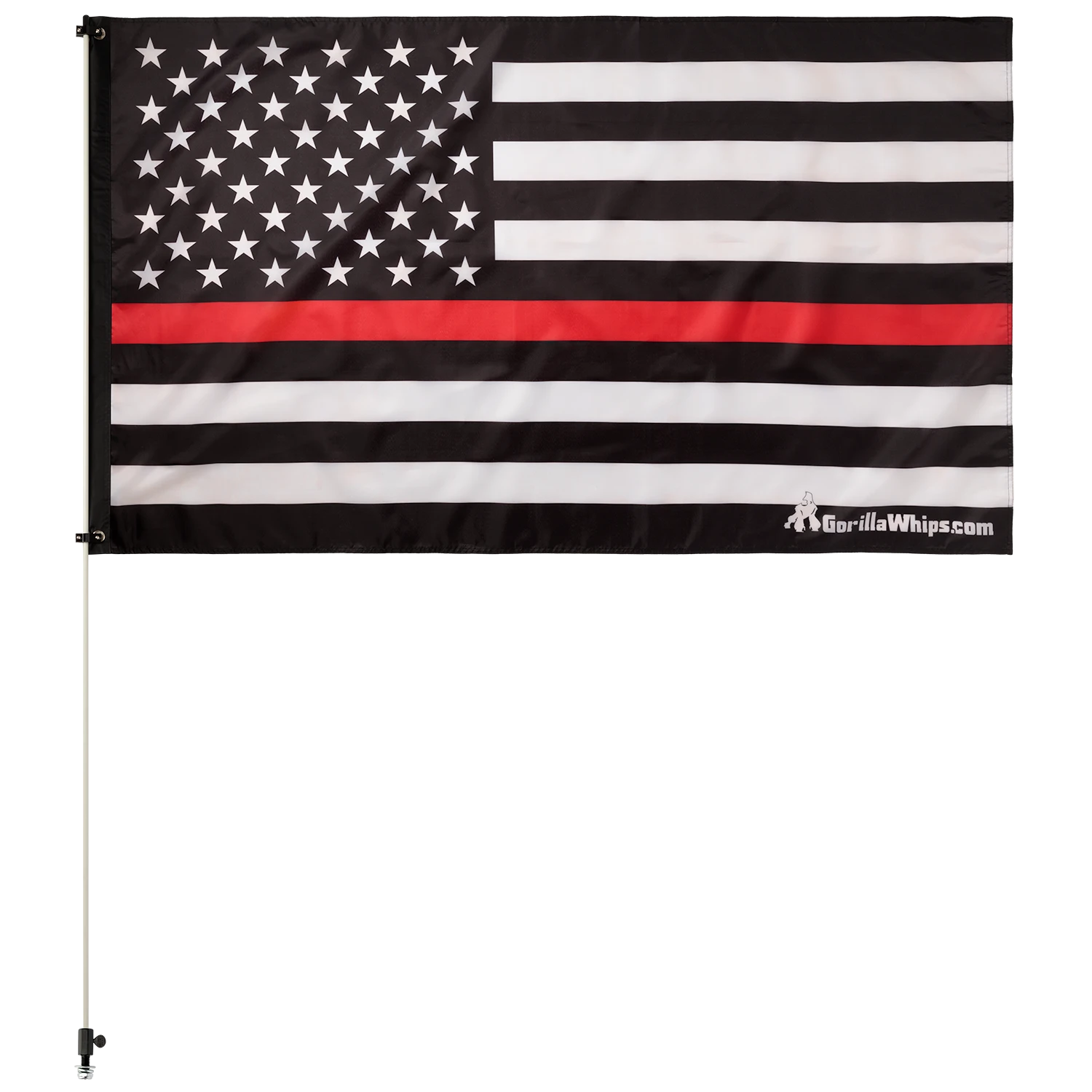 Thin Red Line American 3x5 Grommet Whip Flag 4 Thin Red Line American 3x5 Grommet Whip Flag - Image 2