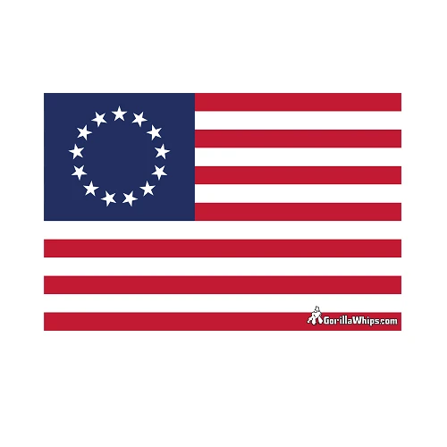Betsy Ross 3x5 Grommet Whip Flag 4 Betsy Ross 3x5 Grommet Whip Flag - Image 2