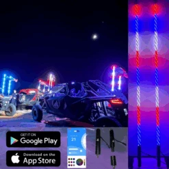 Gorilla Whips 39 5' LED Whip Elite HD II Pair