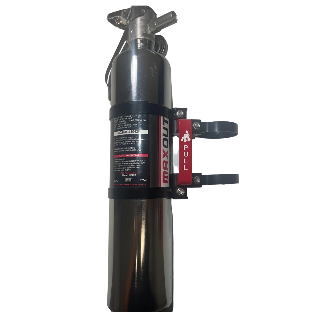 3" Fire Extinguisher Mount W/ Black H3R MaxOut 2.5LB Fire Extinguisher 10 3" Fire Extinguisher Mount W/ Black H3R MaxOut 2.5LB Fire Extinguisher - Image 8