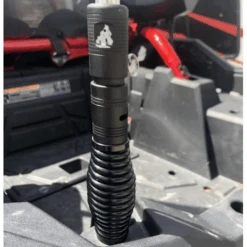 3' LED Whip Twisted Silver Single Whip 34 3' LED Whip Twisted Silver Single Whip -Gorilla Whips LEDWhipTwistedSilver6