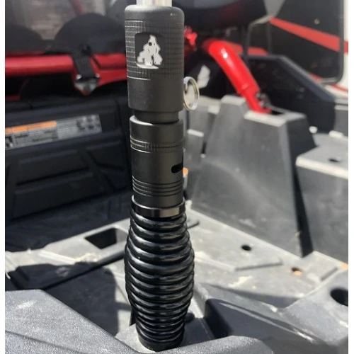 4' LED Whip Twisted Silver Single Whip 18 4' LED Whip Twisted Silver Single Whip - Image 16