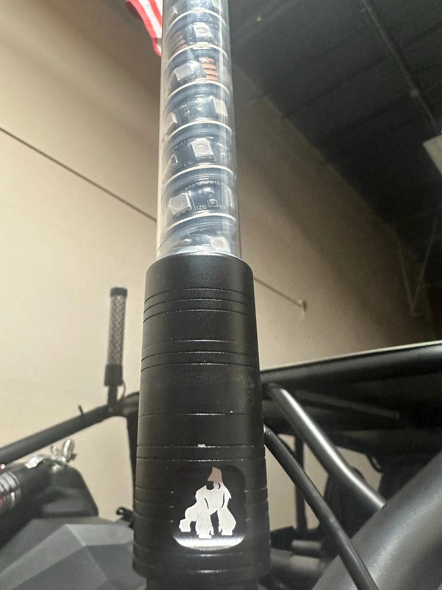 3' LED Whip Xtreme Pro Pair - RGB Twisted Poly Tube Encased 6 3' LED Whip Xtreme Pro Pair - RGB Twisted Poly Tube Encased - Image 4