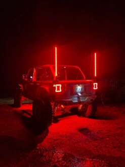 7' LED Whip Xtreme Pro Pair - RGB Twisted Poly Tube Encased 26 7' LED Whip Xtreme Pro Pair - RGB Twisted Poly Tube Encased -Gorilla Whips Xtreme Elite LED Whips Jeep 3 a4477cd5 3394 4375 beba 604da569e20a