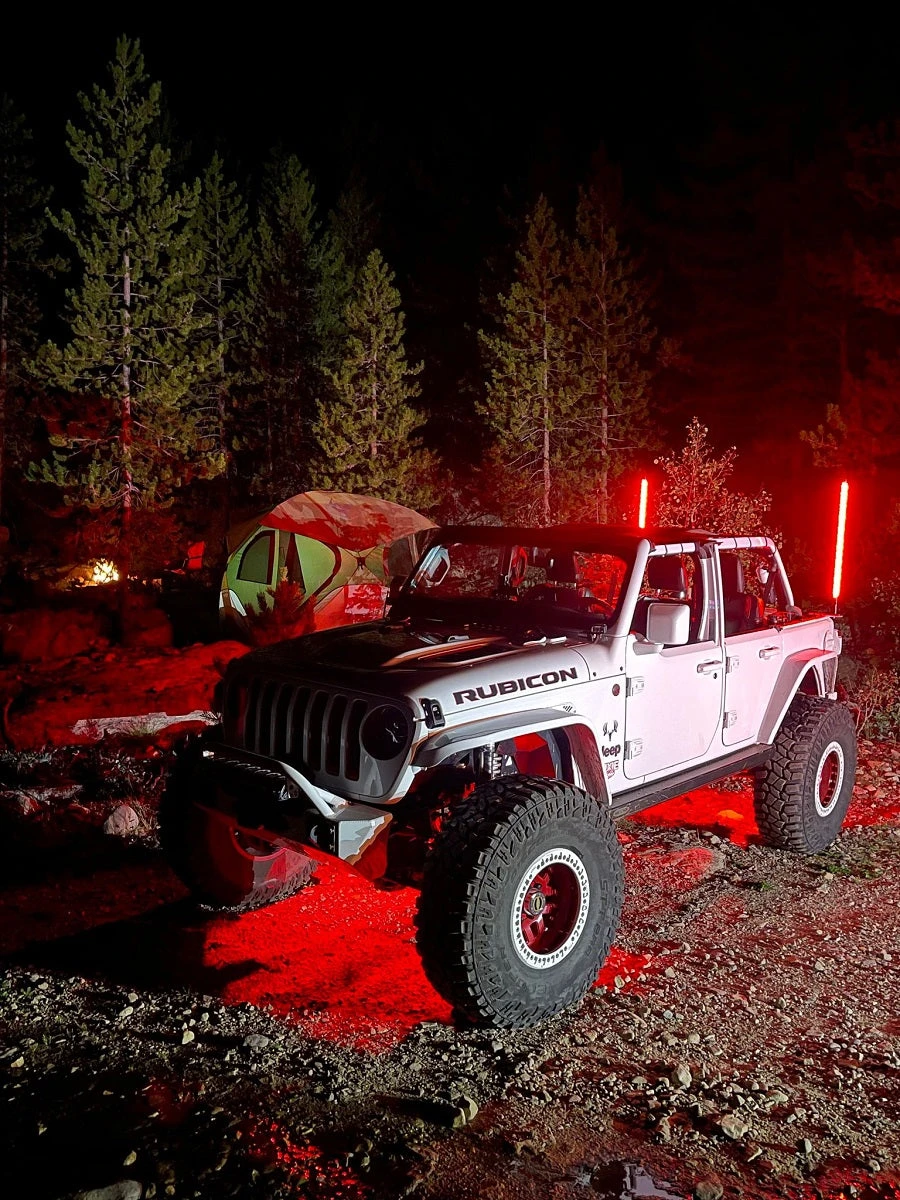 7' LED Whip Xtreme Pro Pair - RGB Twisted Poly Tube Encased 11 7' LED Whip Xtreme Pro Pair - RGB Twisted Poly Tube Encased - Image 10