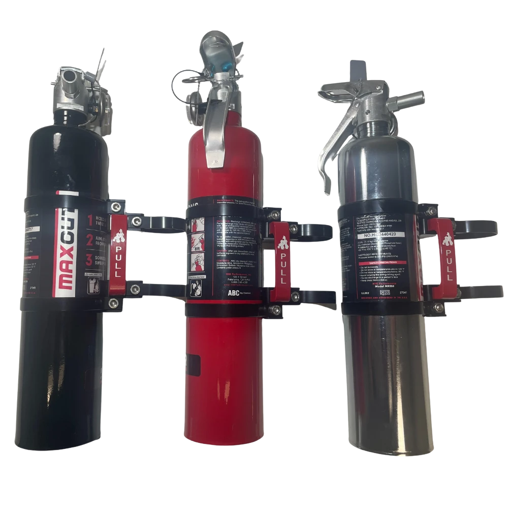 3" Fire Extinguisher Mount W/ Black H3R MaxOut 2.5LB Fire Extinguisher 7 3" Fire Extinguisher Mount W/ Black H3R MaxOut 2.5LB Fire Extinguisher - Image 5