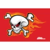 Flying Skull Red 3x5 Grommet Whip Flag -Gorilla Whips flyingred 500x500px
