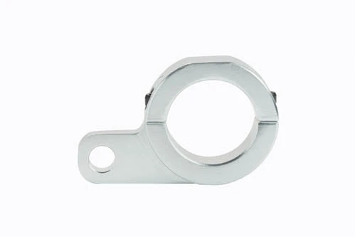 Vertical Bar Mount Whip Bracket 1 3/4" - Silver 4 Vertical Bar Mount Whip Bracket 1 3/4" - Silver - Image 2