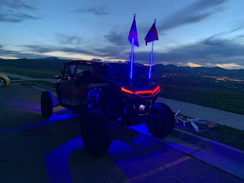 4' LED Whip Xtreme Pair 8 4' LED Whip Xtreme Pair - Image 6