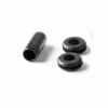 1 Set Safety Whip Grommets And End Caps (Fits 1/4"-5/16 Pole)