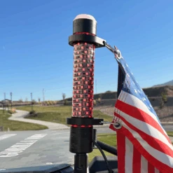 LED Whip Chunky Monkey 13" Single Whip -Gorilla Whips rotating flag clamp for chunky monkey short 13