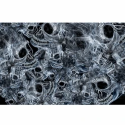 Smoke Skull 12x18 Grommet Whip Flag